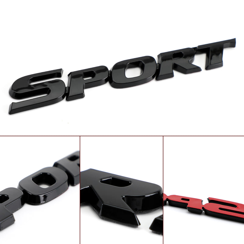 3D Sport Logo Car Trunk Tailgate Emblem Badge Decal Sticker Carbon