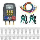 Digital Manifold Gauge Set Pressure&Temp Test HVAC Manifold Pressure Leak Test