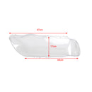 Left +Right Headlight Lens Plastic Cover Shell For BMW E53 X5 1999-2003