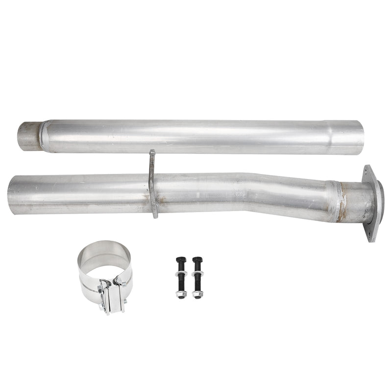 2008-2010 Ford F250 F350 F450 F550 Powerstroke Diesel 6.4L 4" Exhaust Pipe & EGR Valve Delete Kit + Intake Elbow DIECAST