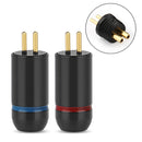 5PCS Aluminum Alloy Paint Black 0.78mm Plug Audio Connector For JH16 JH11 Pro BK