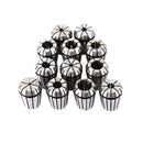 12Pcs ER25 Spring Collet 1/8"-5/8" For CNC Milling Lathe Tool Workholding