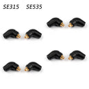4Pair For Etymotic SE315 SE535 UE900 Earphone Cable Pin Connector Plug Black