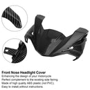 Carbon Front Nose Headlight Cover Surround Fairing For Kawasaki Z650 2017-2019 Generic