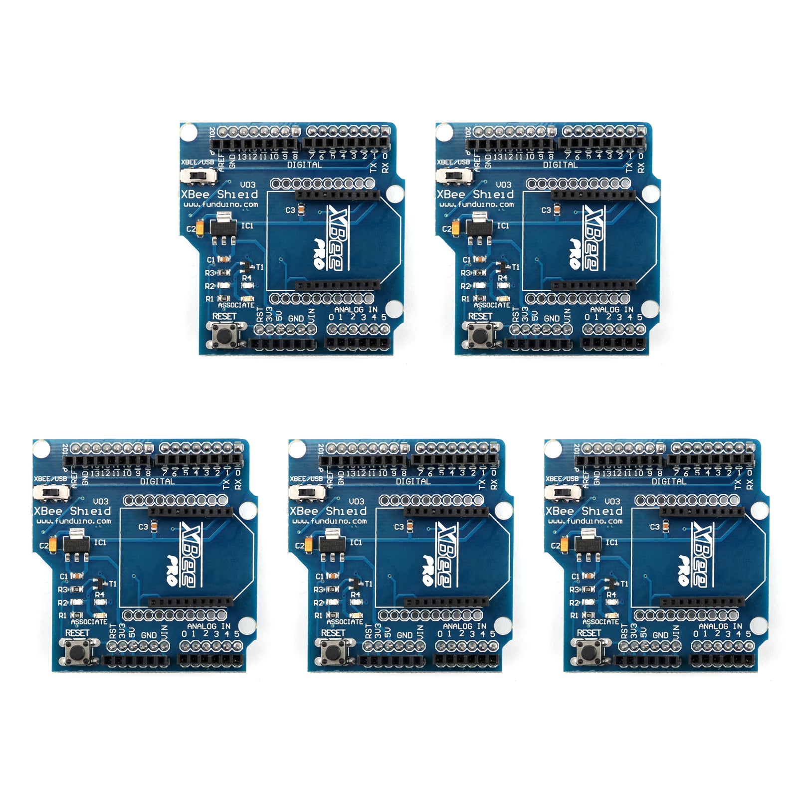 5x Bluetooth Shield V03 Module Wireless Control For XBee ZigBee Arduin