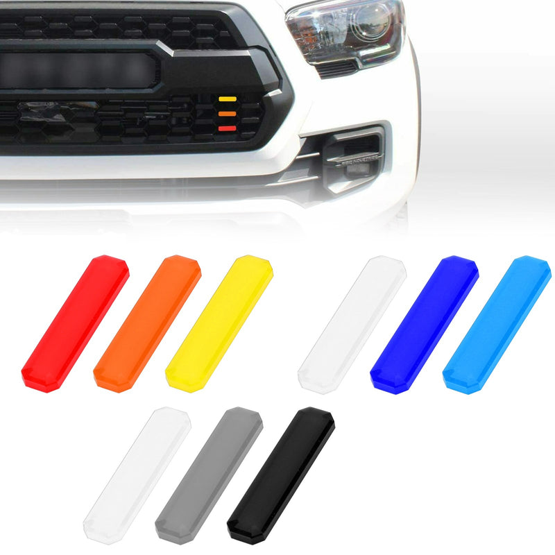 Tacoma TRD Pro 2016-2020 Tri-color Badge Front Grille Decal Sticker