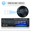 Single Din Touchscreen Radio Bluetooth Car Stereo 4 Inch FM + Rear View Camera
