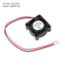 Brushless DC Cooling Blower Fan 12V 0.1A 2510B 25x25x10mm 2 Pin Wire