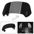 Motorcycle Adjustable Clip On Windshield Extension Spoiler Wind Deflector