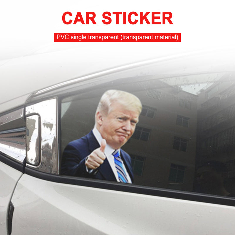 2020 Car Person Sticker Trump Presidential Election Passenger Side Window Right