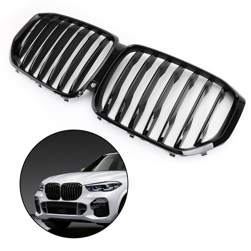 2018-2021 BMW X5 G05 Front Kidney Grill Grille Performance Glossy Gloss Black Generic