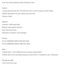 Front Fork Shock Absorber Guard Cover for KAWASAKI VERSYS 1000 650 2015-2020 Black Generic