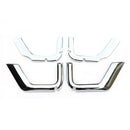 4pcs ABS Trunk Sundry Net String Bag Frame Trim For Renegade 2011+ 4Door Silver/Orange Generic