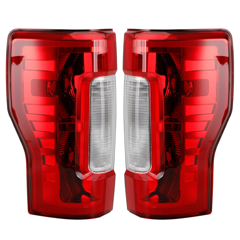 Ford F250 F350 SuperDuty 2017-2019 Pair Tail Light Lamp w/o Blind Spot w/o LED