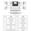 10A-60A 12V 24V 48V Solar Charge Controller With Wifi Monitor PWM LCD Regulator