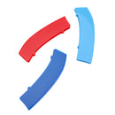 Tri-Colour Front Grille Grill Cover Strips Clip Trim for BMW 3 Series 11 Grilles Generic