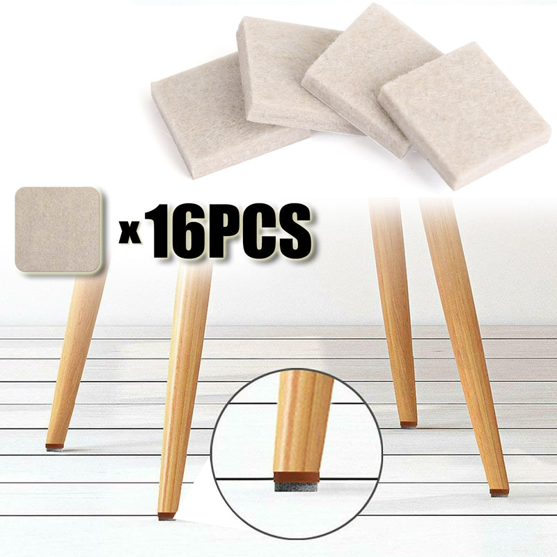 Furniture Felt Pads Square/Round Floor Protector Chair/Table Leg Sticky Back Generic