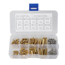 120Pcs M3 Brass Male Female Standoff Spacer Hex Screws Bolts Nuts Set