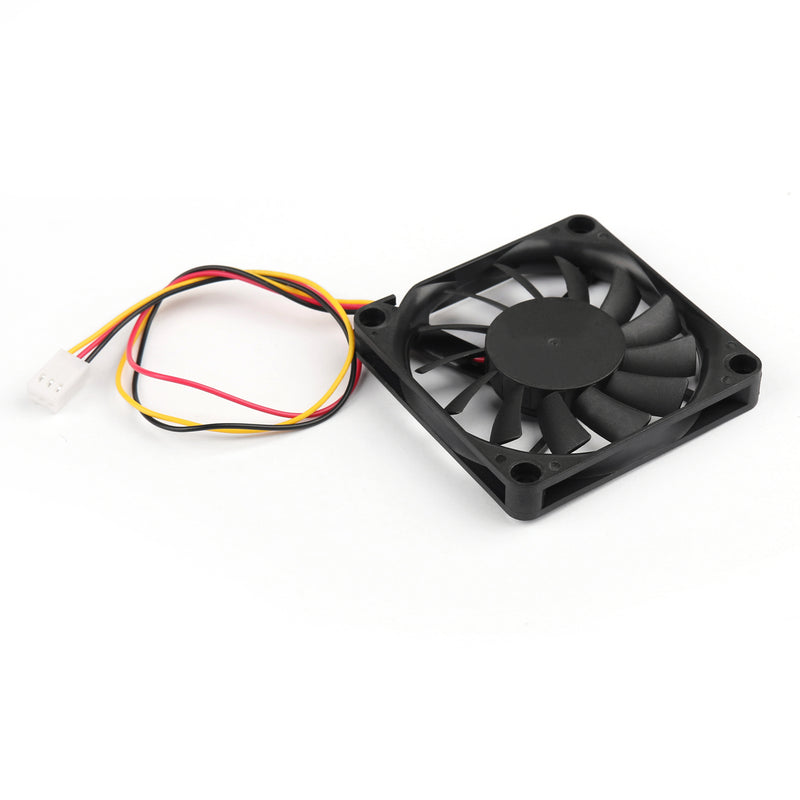 10PCS DC Brushless Cooling PC Computer Fan 12V 7010s 70x70x10mm 0.15A 3 Pin Wire