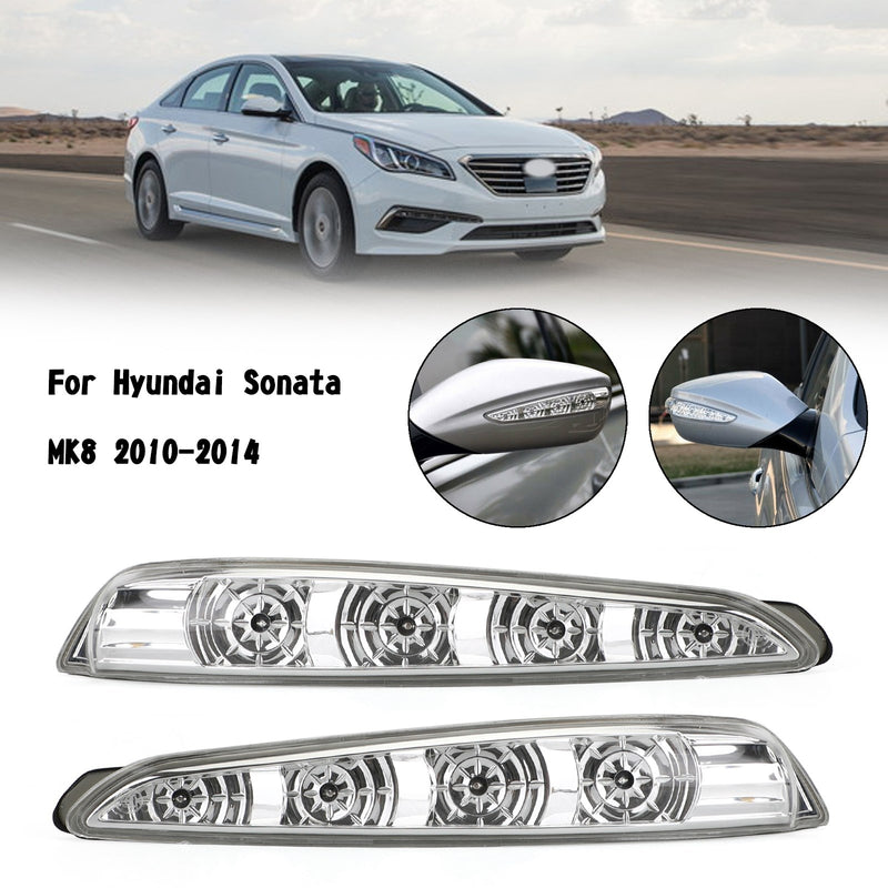 2011-2015 Hyundai Sonata MK8 Side Mirror Lamp Turn Signal Light Pair
