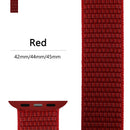 Nylon Sport Ring Strap for Apple Watch Series se/7/6/5/4/3/2/1  38-45mm