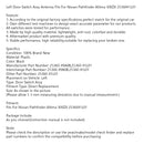 Door Switch For Nissan Pathfinder Altima 300ZX 2536041L01