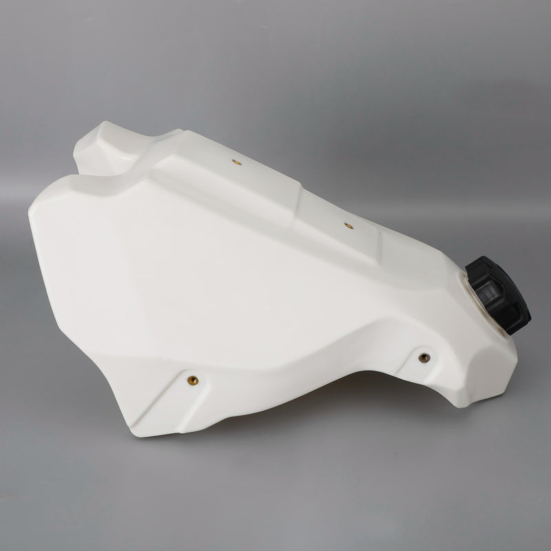 Gas Fuel Tank & Cap & Petcock Kit White For Honda CR500R 89-01 CR125 CR250 88 89