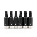 6 Pcs Din Plug Connector With Plastic Handle Male Have 6 Pin