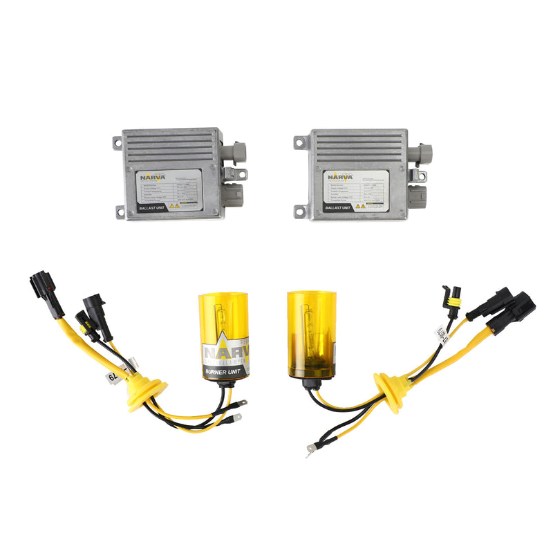 H1 For NARVA HID High Intensity Discharge Headlight Lamp Set 12V35W P14.5s 5500K Generic