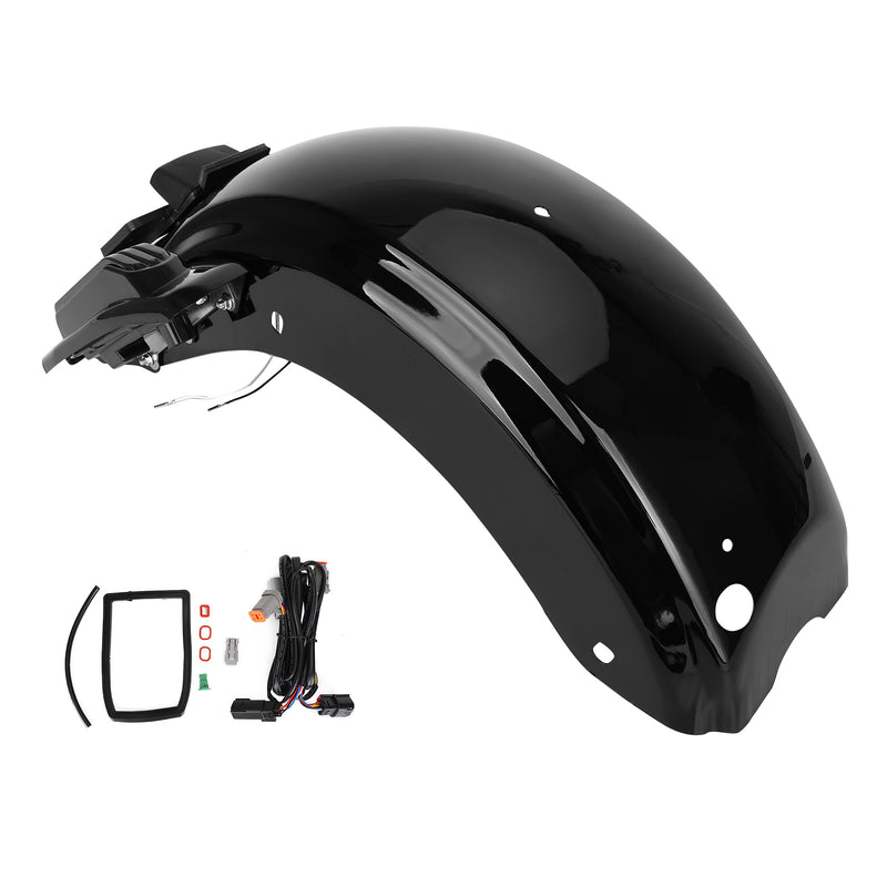 14-Up Harley Touring Road King Glide CVO Style LED Rear Fender System