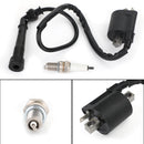 Premium Ignition Coil Spark Plug fit for Yamaha Raptor 660R YFM660R Grizzly 660 Generic