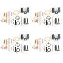 4x 28mm Motorcycle Carburetor Repair Rebuild Kit For PWK KEIHIN OKO Spare Jets Generic