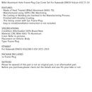 Billet Aluminum Hole Frame Plug Cap For Kawasaki EN650 VULCAN S 650 15-19 Generic