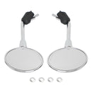Left & Right Rearview Mirror Chrome For Vespa Primavera 50 125 150 2014-2022 Generic