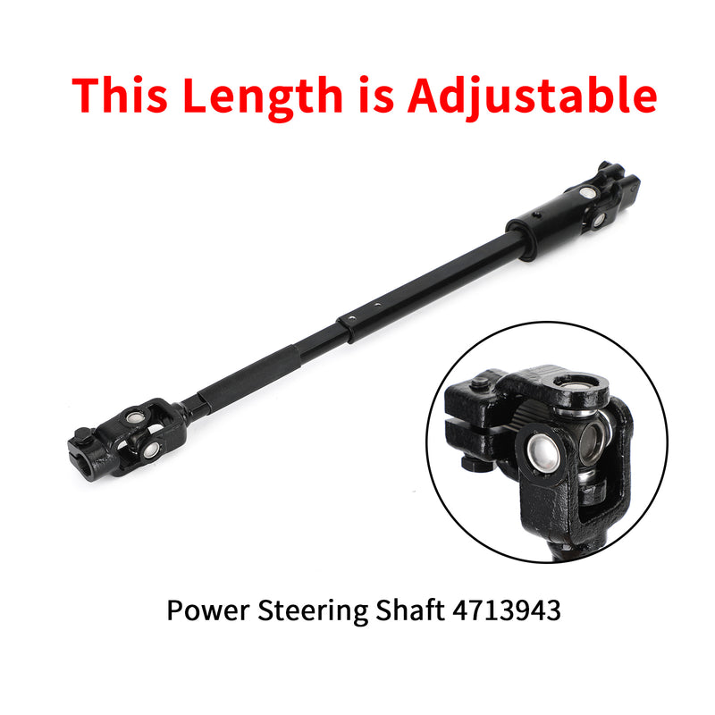 Power Steering Shaft 4713943 JCXJ84 For Jeep Cherokee XJ 1984-1994 Generic