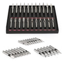 22pcs Stainless Steel Tattoo Tips Needles Tube Nozzle Tip Set Kit