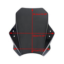 Universal Motorcycle Adjustable Wind Screen Windshield 22MM 25MM 28MM Handlebar Generic