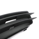 2 X Front Bumper Black Fog Light Grille Cover For Audi A4 S-LINE S4 2008-12 Generic