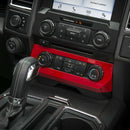 Red Silver Central Control Air Condition Navigation Warning Light Panel For Ford F150 Generic