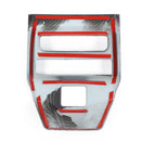 Carbon Fiber Rear Control Panel Air Vent Cover Trim For Ram 2018+ Generic