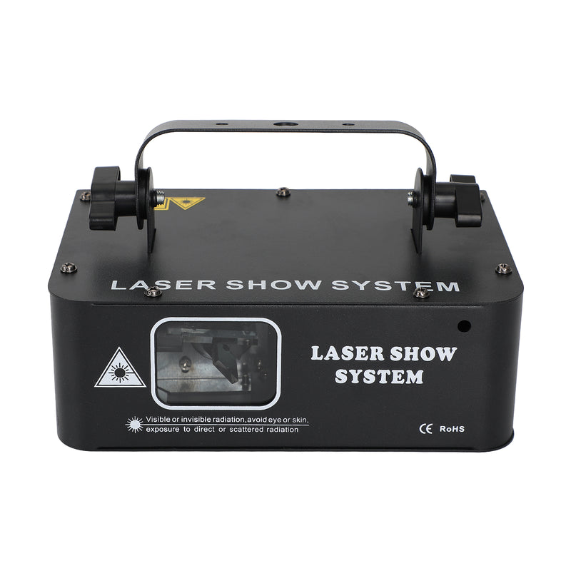 500mW DMX RGB LED Laser Beam Scanner Projector DJ Disco Party Stage Laser Light