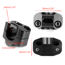 Areyourshop CNC Aluminum Motorcycle Handlebar Risers 22-28mm Universal Clamp Mount