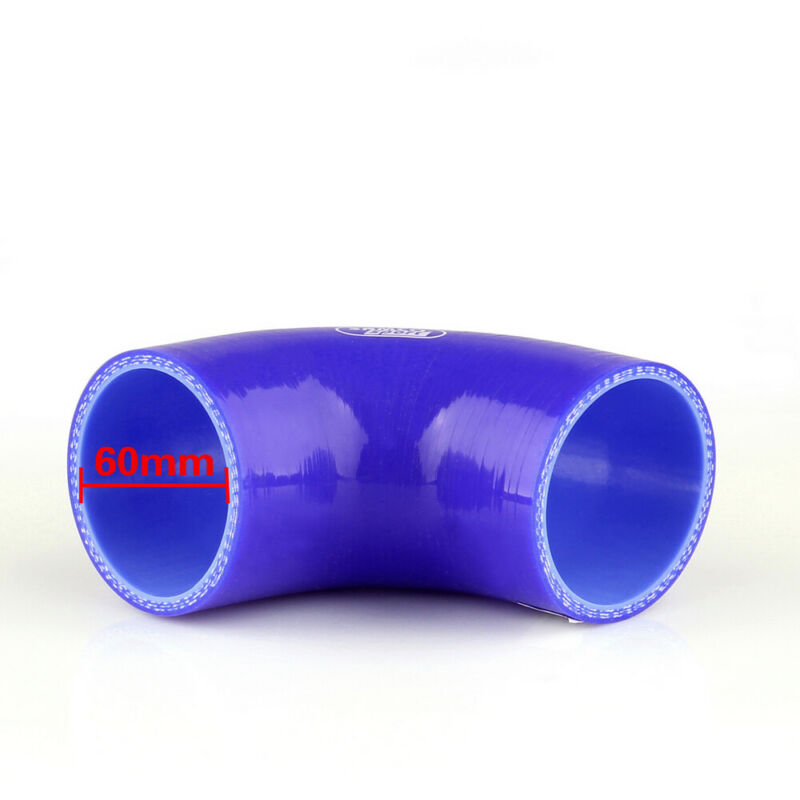 Elbow 90 Degree 90mm 60mm Silicone Pipe Hose Coupler Intercooler Turbo Intake Generic