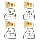 4X Carburetor Repair Kit Rebuild Parts fit for Honda VFR400 VFR400R NC30 Generic