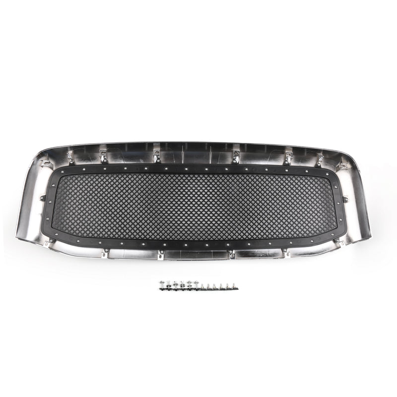 2006-2008 RAM 1500+2500+3500 Front Hood Rivet + Wire Mesh Grille Shell