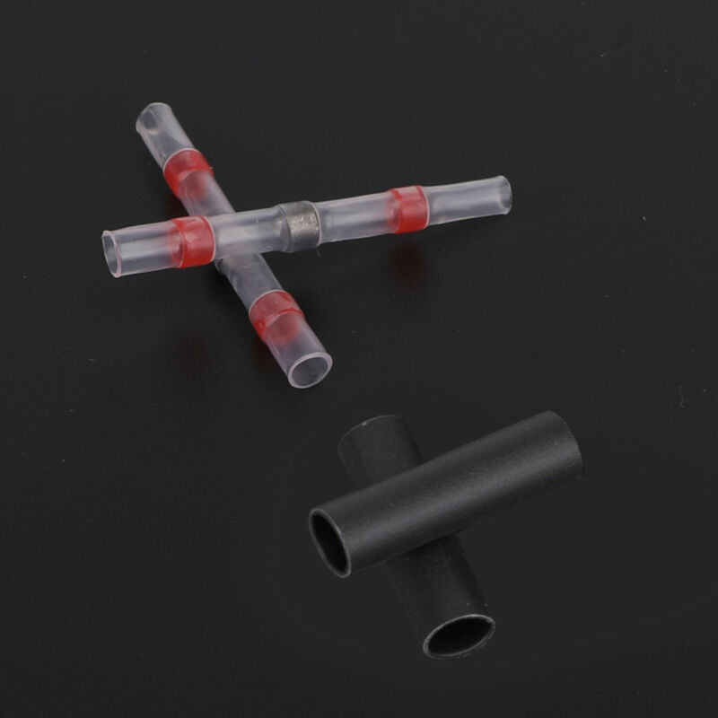 100x Splice Mix Solder Sleeve Waterproof 5 Types Wire Connectors Heat Shrink