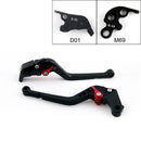 Long Brake Clutch Levers For KTM 990 SMR/SMT 2009-2013 (D01/M69) Black Generic