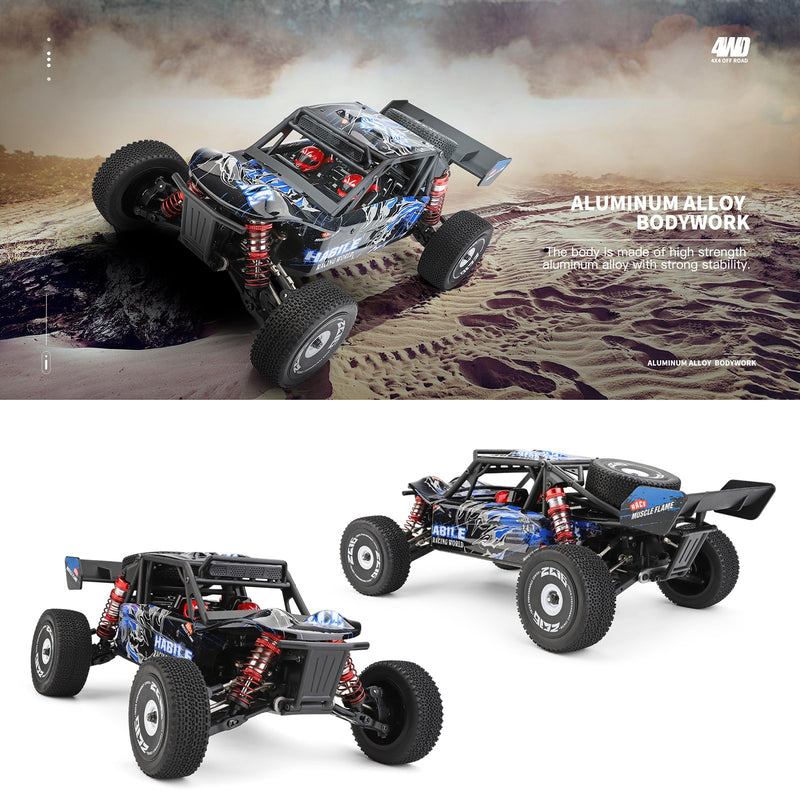 Wltoys 124018 RC Racing Car 60km/h 1/12 2.4GHz Off-Road Drift RTR 4WD Toy Gift
