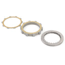 Clutch Kit Iron & Friction Plates for Honda CRM250 CB400 CL400 XR400 1994-2008 Generic