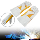 14Inch Leather Welding Gloves For Tig/Mig/BBQ/Stick Welders Heat Resistant